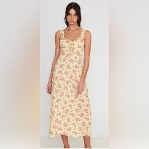 Faithfull the Brand Maeve Midi Dress in Sunday Floral Print NWT XXL/12